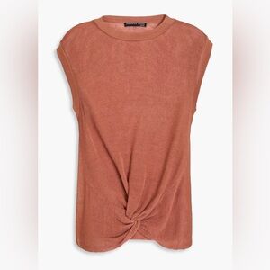 Verónica Beard Kellen Linen Twist Tank Top